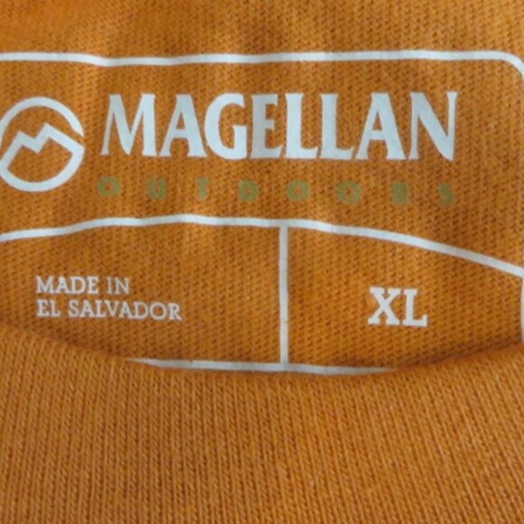 Magellan Outdoors Long Sleeve T-Shirt - Burnt Orange - XL - NEW With Tags - Picture 4 of 6